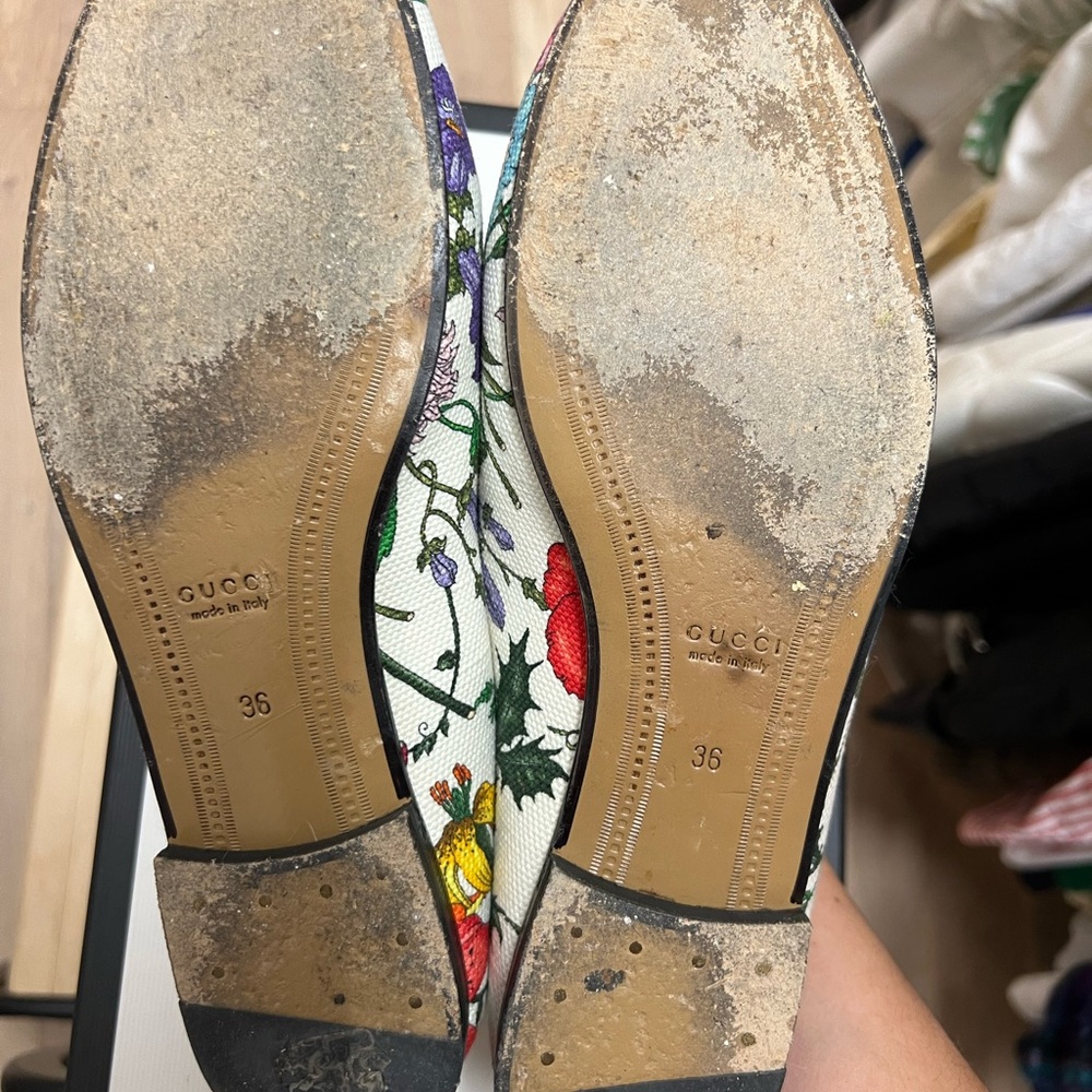 Gucci Women's Floral Loafers - With box! - Picture 6 of 8